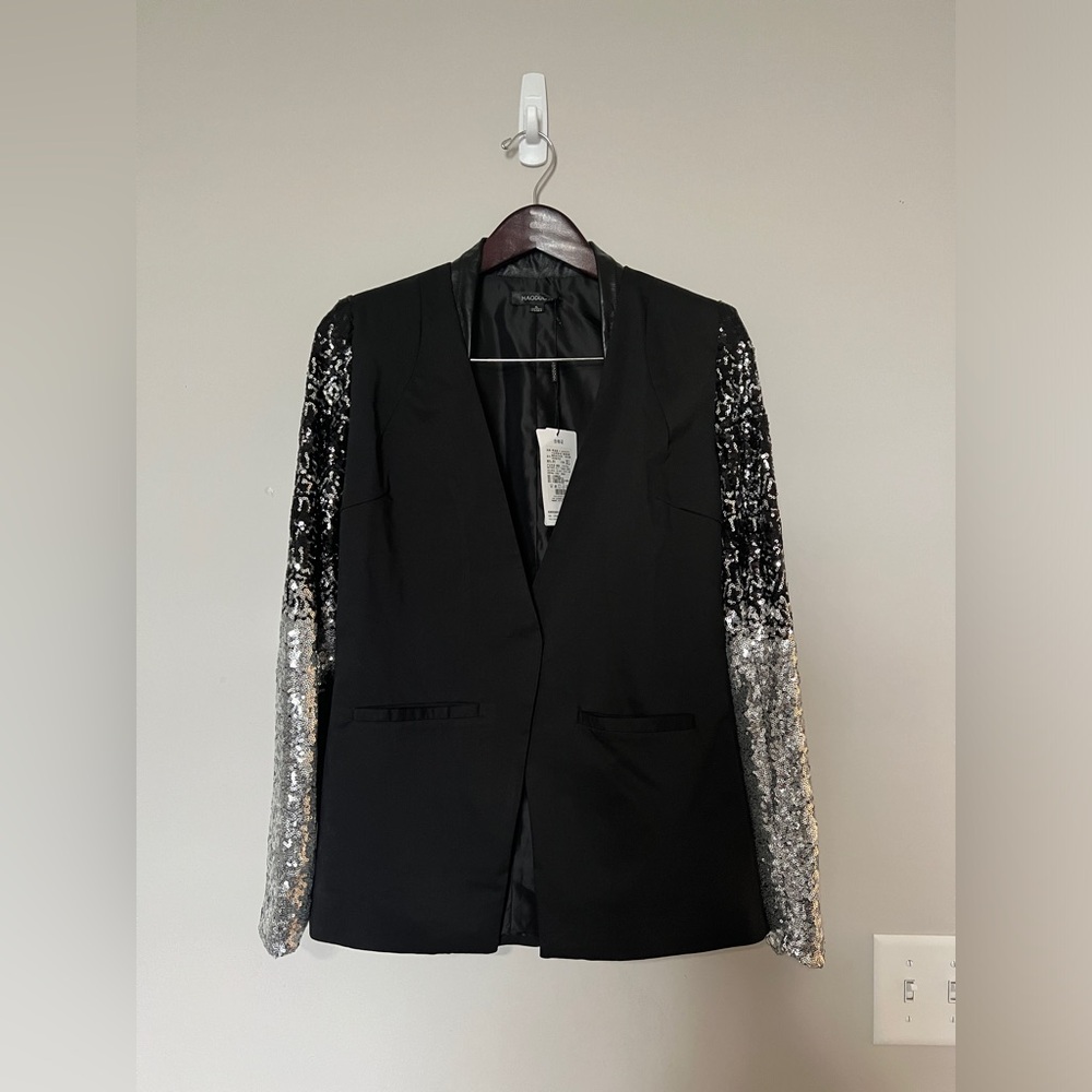 HAODUOYI Sequin Jacket